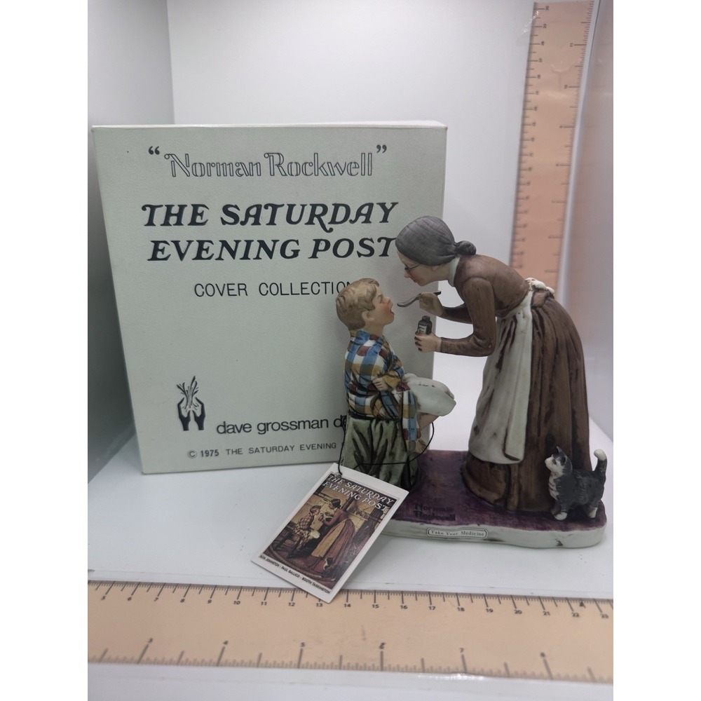 Dave Grossman TAKE YOUR‎ MEDICINE Norman Rockwell 1975 MIB Old Version Black Cat